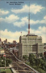 Maccabees Building Detroit, MI Postcard Postcard