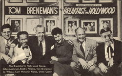 Tom Breneman's Breakfast in Hollywood Movie and Television Advertising Postcard Postcard