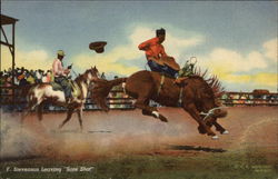 F. Stevenson Leaving "Sure Shot" Postcard