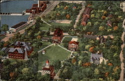 Aerial View of Campus of Beloit College Wisconsin Postcard Postcard