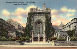 Sterling Memorial Library, Yale University New Haven, CT Postcard Postcard