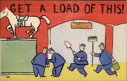 Get a Load of This! Comic, Funny Postcard Postcard