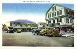 The Square York Beach, ME Postcard Postcard