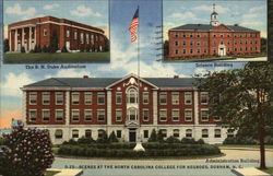 Scenes at the North Carolina College for Negroes Postcard