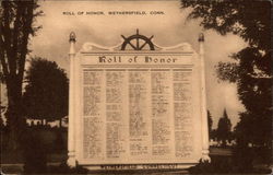 Roll of Honor Postcard