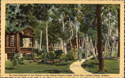 DeLuxe Cottages in the Aspens at the Grand Canyon Lodge North Rim, AZ Postcard Postcard