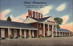 Motel Morgantown Postcard