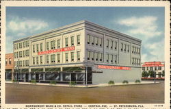 Montgomery Ward & Company Retail Store - Central Avenue St. Petersburg, FL Postcard Postcard