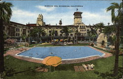 Mission Inn - Swimming Pool "El Aqua Azul" Riverside, CA Postcard Postcard