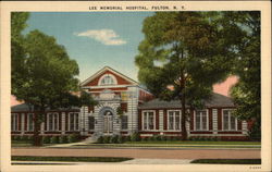 Lee Memorial Hospital Postcard