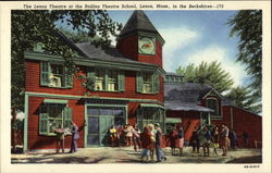 The Lenox Theatre at the Rollins Theatre School in the Berkshires Massachusetts Postcard Postcard