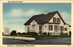 The Chocolate House, "A Treasure Trove of Supreme Confections Framingham, MA Postcard Postcard