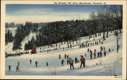 Big Bromley Ski Area Manchester, VT Postcard Postcard