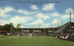 Green Field, Home of Major League Baseball Spring Training Clearwater, FL Postcard Postcard