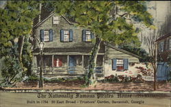 The Pirates' House (1754) Savannah, GA Postcard Postcard