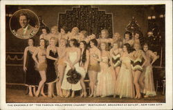 The Ensemble of "The Famous Hollywood Cabaret" Restaurant New York, NY Postcard Postcard