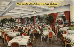 The Candle Light Room -- Hotel Victoria New York, NY Postcard Postcard