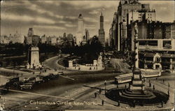 Columbus Circle New York Postcard