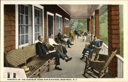 Veranda of the Chapman Home for Ministers Postcard