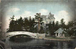 Abraham And Strauss Cottage Cherry Isle Postcard