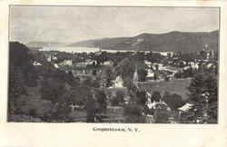 Aerial View Cooperstown Postcard