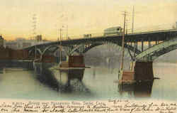 Bridge Over Housatonic River Derby, CT Postcard Postcard