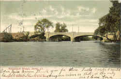 Naugatuck Bridge Derby, CT Postcard Postcard