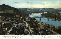 Bridgeport And Island Postcard