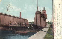 Dry Dock And Navy Yard Pensacola, FL Postcard Postcard