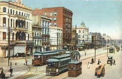 Canal Street New Orleans, LA Postcard Postcard