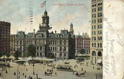 City Hall Detroit, MI Postcard Postcard