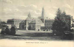 Sacred Heart Convent Albany, NY Postcard Postcard