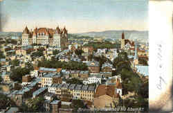 Birdseye View Of The Capitol Albany, NY Postcard Postcard