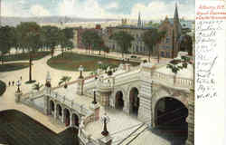 Grand Staircase & Capitol Grounds Postcard