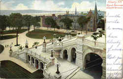 Grand Staircase & Capitol Grounds Postcard