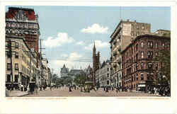 State Street And Capitol Albany, NY Postcard Postcard