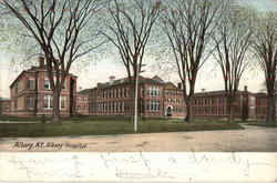 Albany Hospital Postcard