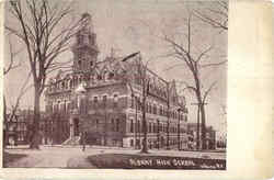 Albany High School New York Postcard Postcard