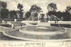 Gates Circle Postcard