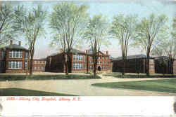 Albany City Hospital New York Postcard Postcard