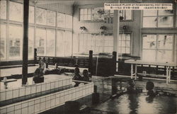 Baths at Noboribetsu Hot Springs Japan Postcard Postcard