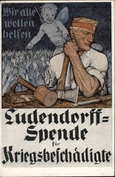 Ludendorff-Spende fur Kriegsgeschadigte Art Postcard Postcard