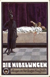 Die Nibelungen Death Postcard Postcard