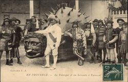 La Tarasque et ses Servants à Tarascon - En Provence France Postcard Postcard