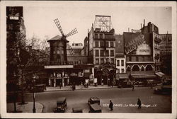 Le Moulin Rouge Paris, France Postcard Postcard