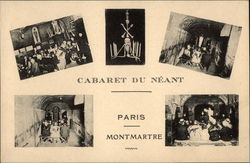 Cabaret du Neant - Montmartre Paris, France Postcard Postcard