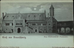 Gruß aus Braunschweig. Burg Dankwarderode (Vorderseite) Germany Postcard Postcard