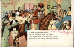 Greetings from Volksfest! Postcard