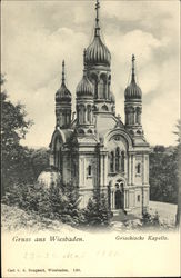 Giechische Kapelle Wiesbaden, Germany Postcard Postcard