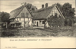 Gruss vom Forsthaus Schutzenhaus im Oberspreewald Postcard Postcard